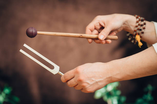 Reflexology with tuning fork